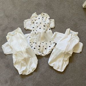 Bundle of 3 Happiest Baby Size 100% Organic Snoo Swaddles - Size Small